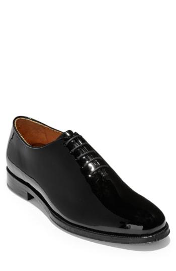 Men's Cole Haan American Classics Grammercy Whole Cut Shoe E - Black