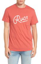 Men's Rvca Mowgli Logo T-shirt, Size - Red