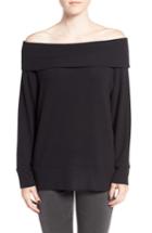 Women's Cupcakes And Cashmere 'brooklyn' Off The Shoulder Top, Size - Black
