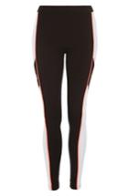 Women's Topshop Sno Thermal Logo Leggings Us (fits Like 0) - Black