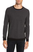 Men's Vince Camuto Space Dye Slim Fit Sweater - Black