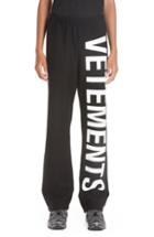 Women's Vetements Logo Sweatpants