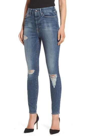 Women's Good American Good Waist High Waist Skinny Jeans - Blue