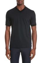 Men's Armani Collezioni Ribbed V-neck T-shirt
