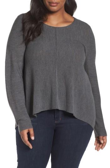 Women's Eileen Fisher Seam Front Merino Sweater