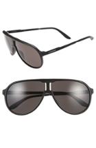 Men's Carrera Eyewear 62mm Aviator Sunglasses - Matte Black/ Brown Grey