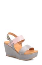 Women's Kork-ease 'austin' Slingback Wedge Sandal M - Grey