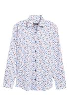 Men's Jared Lang Slim Fit Bird Print Sport Shirt