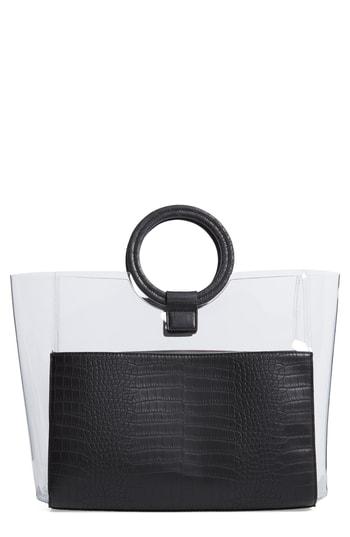 Vince Camuto Clea Faux Leather Tote - Black
