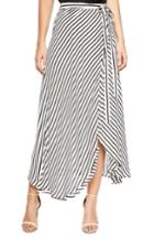 Women's Bardot Andie Stripe Wrap Maxi Skirt - White