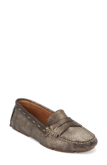 Women's G.h. Bass & Co. Patricia Driving Moccasin M - Metallic