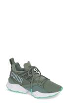 Women's Puma Muse Maia Utility Sneaker M - Green