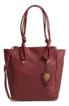 Tommy Bahama Embossed Leather Tote - Red