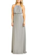Women's Show Me Your Mumu Amanda Open Back Blouson Gown - Grey
