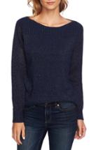 Women's Milly Lace Inset Wool Turtleneck Sweater, Size - Grey