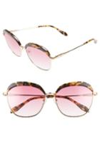 Women's Sonix Birdie 60mm Oversize Sunglasses - Brown Tort/ Rouge Tint