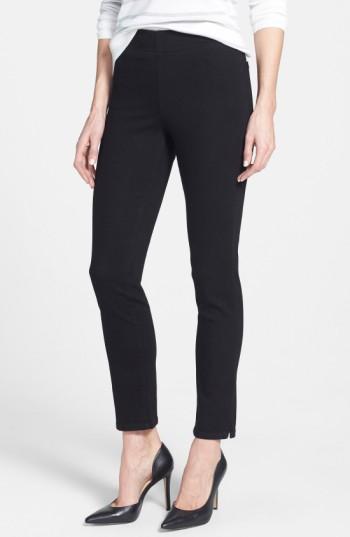 Petite Women's Nydj Alina Stretch Ankle Jeans P - Black