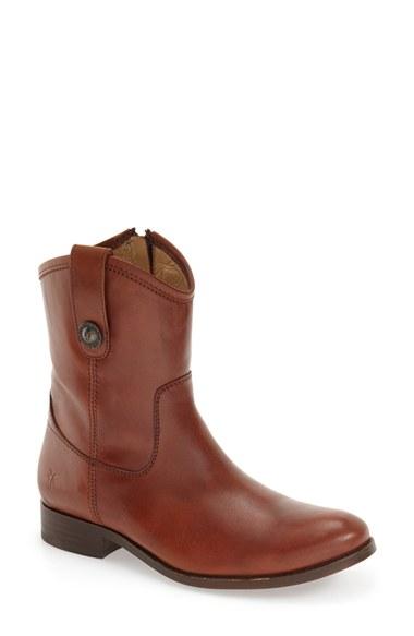 Women's Frye 'melissa Button' Short Boot M - Brown