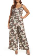 Women's Leith Ruffle Strap Jumpsuit - Brown