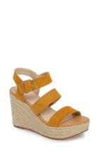 Women's Bc Footwear Snack Bar Espadrille Wedge Sandal M - Yellow