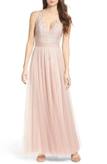Women's Watters Desiree Tulle Dress - Pink