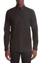 Men's Givenchy Star Embroidered Shirt - Black