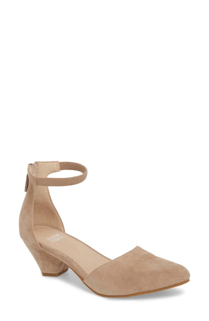 Women's Eileen Fisher Just Open Sided Pump .5 M - Brown