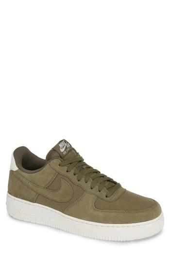 Men's Nike Air Force 1 '07 Suede Sneaker M - Green