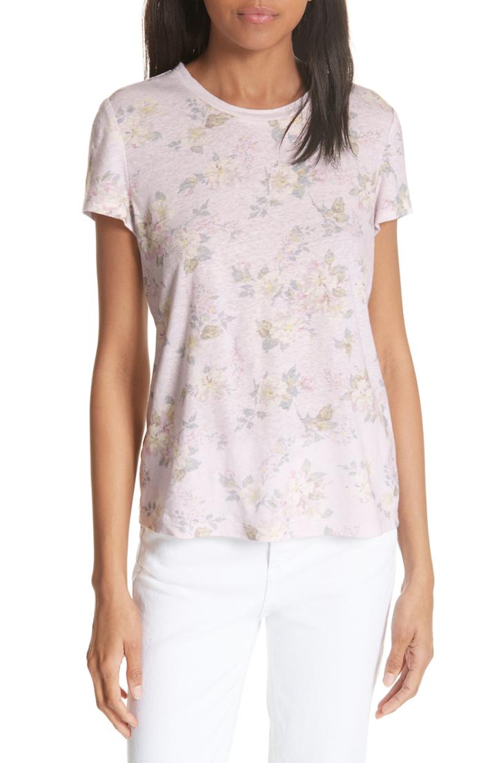 Women's La Vie Rebecca Taylor Adrienne Floral Tee
