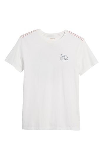 Men's Rvca Kelsey Anp Motors T-shirt, Size - Ivory