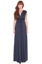 Women's Olian 'joey' Maternity Maxi Dress - Blue