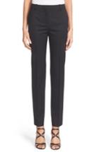 Women's The Kooples 'timeless' Stretch Wool Trousers Us / 42 Fr - Black