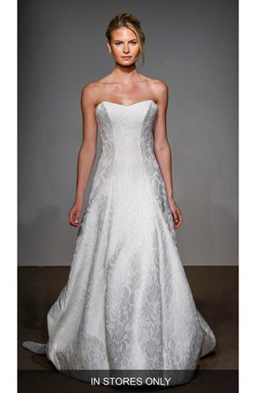 Women's Anna Maier Couture Jennifer Tulip Jacquard Strapless