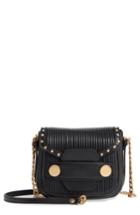 Stella Mccartney Quilted Faux Leather Crossbody Bag - Black