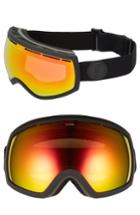 Women's Electric Eg2 Snow Goggles - Matte Black/ Red Chrome