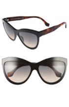 Women's Balenciaga Paris 60mm Sunglasses - Black/ Havana/ Gold/ Smoke