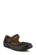 Women's L'artiste Lazarina Mary Jane Flat .5-6us / 36eu - Black