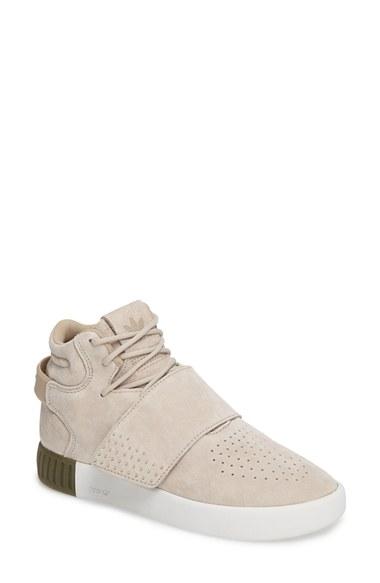 Women's Adidas Tubular Sneaker .5 M - Beige