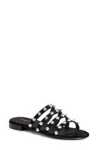 Women's Balenciaga Studded Slide Sandal Us / 34eu - Black