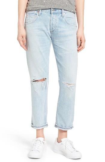 Women's Citizens Of Humanity Emerson High Waist Ripped Boyfriend Jeans