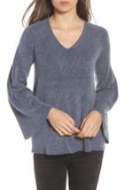 Women's Hinge Bell Sleeve Sweater - Blue