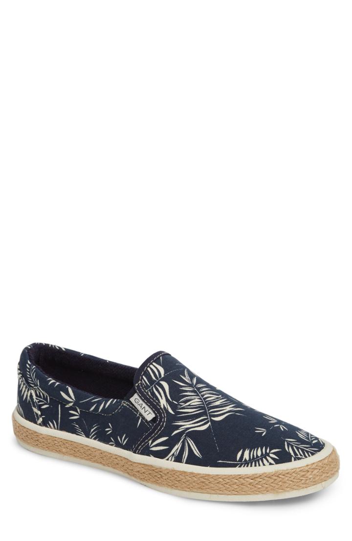 Men's Gant Master Espadrille Slip-on Sneaker .5us / 40eu - Blue