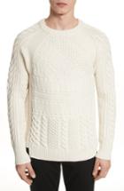 Men's Burberry Linley Acekq Crewneck Sweater - White