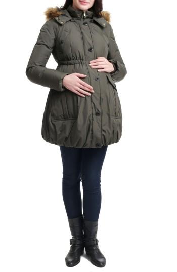 Women's Kimi And Kai Dixie Down Maternity Parka - Green