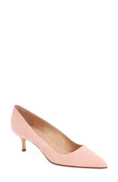 Women's Manolo Blahnik 'bb' Pump Us / 41eu - Beige