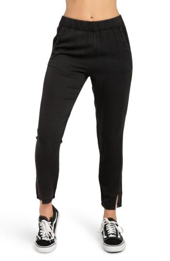 Women's Rvca Chill Vibes Ankle Pants - Black