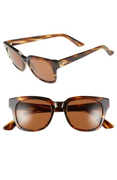 Women's Electric '40five' 50mm Retro Sunglasses - Tortoise/ Bronze
