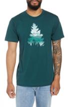 Men's Casual Industrees Johnny Tree Rainier Graphic T-shirt - Green
