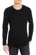 Men's Billy Reid Regular Fit Waffle Crewneck Pullover - Blue