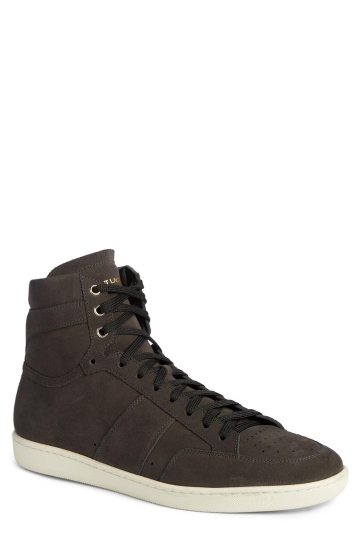 Men's Saint Laurent High Top Sneaker Us / 40eu - Grey
